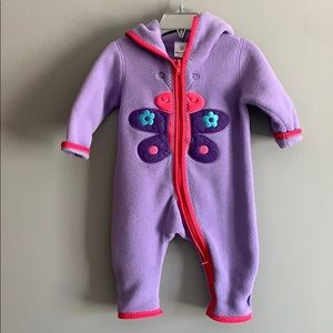 Hanna Andersson fleece bunting (size 60)